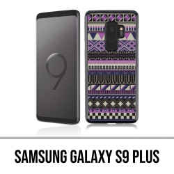 Samsung Galaxy S9 Plus Hülle - Purple Azteque