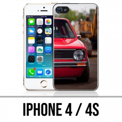 Coque iPhone 4 / 4S - Vw Golf Vintage