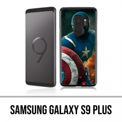 Coque Samsung Galaxy S9 PLUS - Captain America Comics Avengers