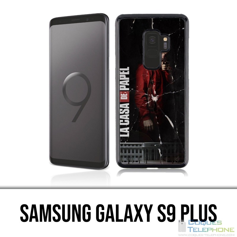 Carcasa Samsung Galaxy S9 Plus - Máscara Split Casa de Papel Berlín