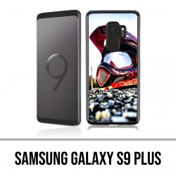 Samsung Galaxy S9 Plus Hülle - Moto Cross Helm
