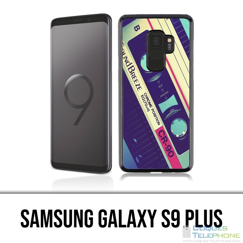 Carcasa Samsung Galaxy S9 Plus - Casete de audio Sound Breeze