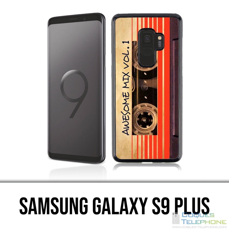 Samsung Galaxy S9 Plus Hülle - Vintage Audio Kassette Guardians Of The Galaxy