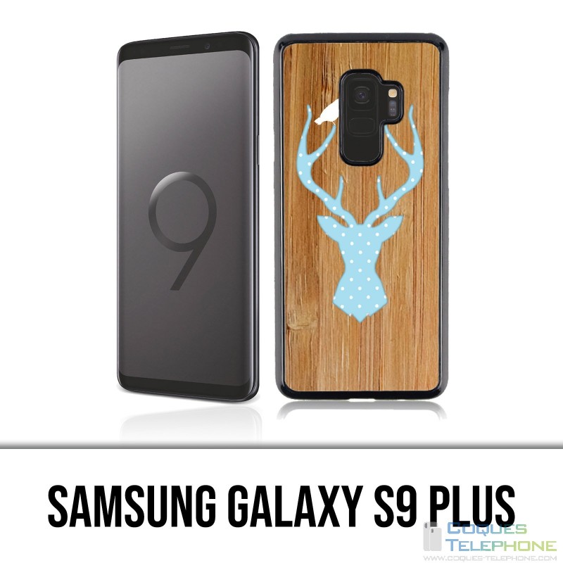 Carcasa Samsung Galaxy S9 Plus - Ciervos de madera