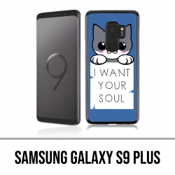 Coque Samsung Galaxy S9 PLUS - Chat I Want Your Soul