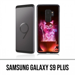 Samsung Galaxy S9 Plus Hülle - Katzenbecher Alice im Wunderland