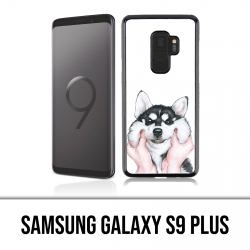 Samsung Galaxy S9 Plus Hülle - Dog Husky Cheeks