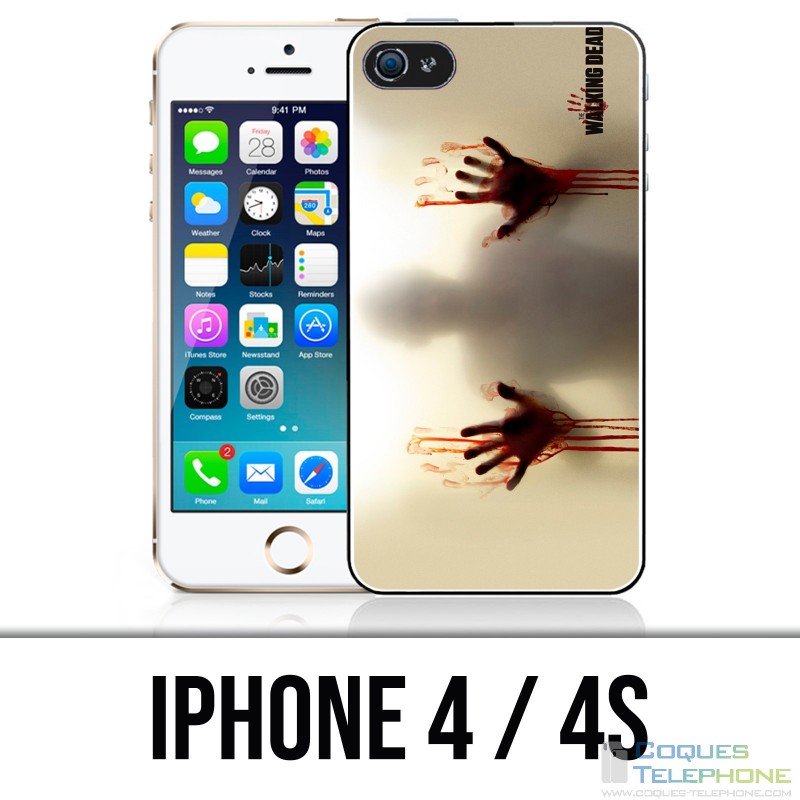 Coque iPhone 4 / 4S - Walking Dead Moto Fanart