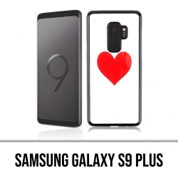 Custodia Samsung Galaxy S9 Plus - Cuore rosso