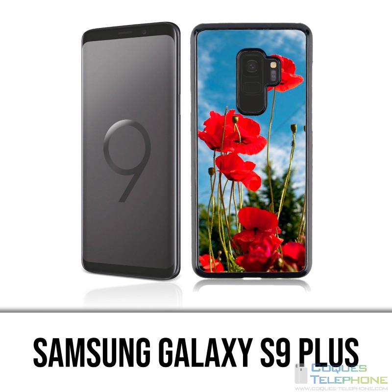 Carcasa Samsung Galaxy S9 Plus - Amapolas 1