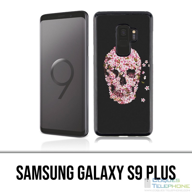 Carcasa Samsung Galaxy S9 Plus - Flores de grúa