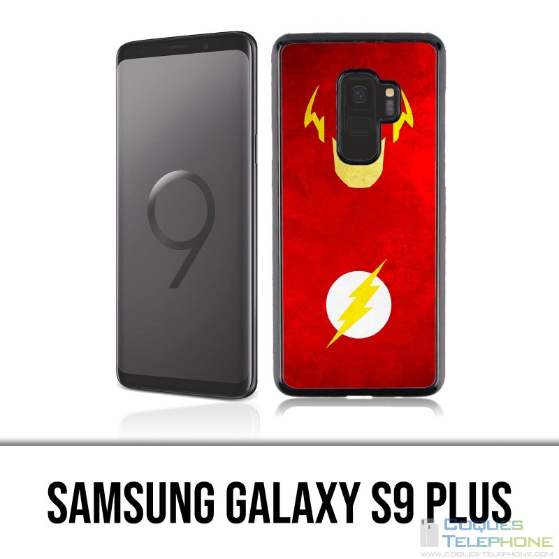 Custodia Samsung Galaxy S9 Plus - Dc Comics Flash Art Design