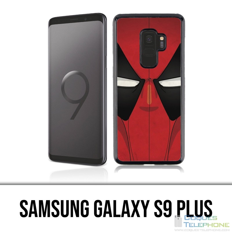 Coque Samsung Galaxy S9 PLUS - Deadpool Masque
