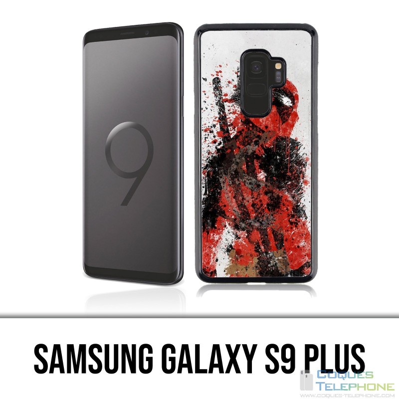 Samsung Galaxy S9 Plus Hülle - Deadpool Paintart