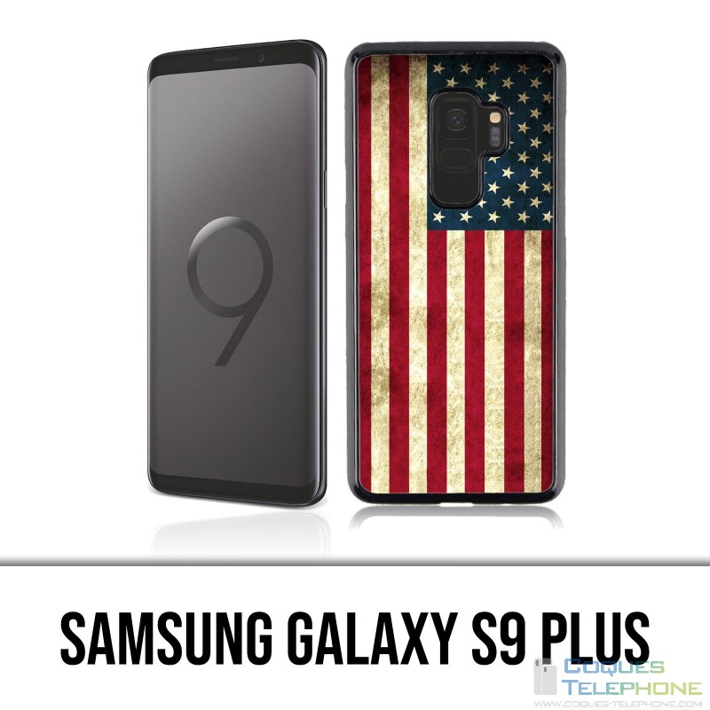 Coque Samsung Galaxy S9 Plus - Drapeau Usa