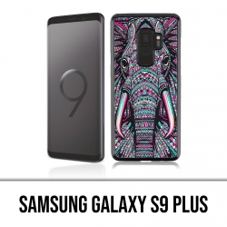 Carcasa Samsung Galaxy S9 Plus - Elefante azteca colorido