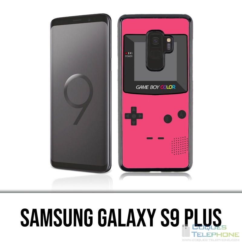 Coque Samsung Galaxy S9 PLUS - Game Boy Color Rose