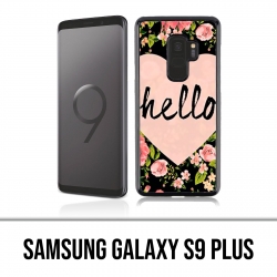 Carcasa Samsung Galaxy S9 Plus - Hola Corazón Rosa