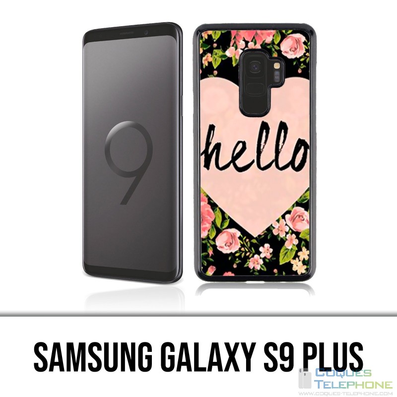 Coque Samsung Galaxy S9 PLUS - Hello Coeur Rose