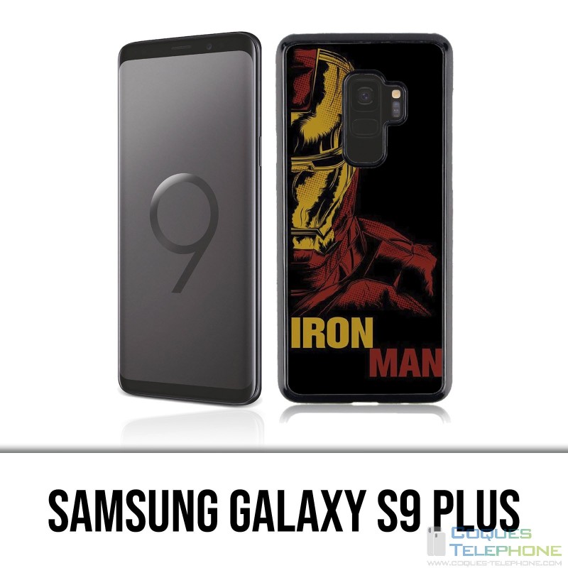 Samsung Galaxy S9 Plus Hülle - Iron Man Comics