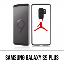 Custodia Samsung Galaxy S9 Plus - Jordan Basketball Logo bianca