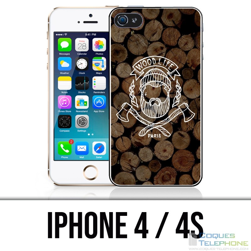 IPhone 4 / 4S case - Wood Life