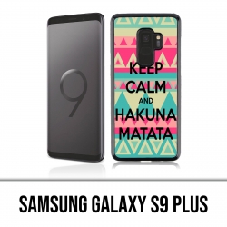 Carcasa Samsung Galaxy S9 Plus - Mantenga la calma Hakuna Mattata