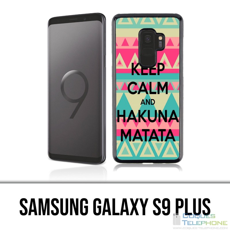 Carcasa Samsung Galaxy S9 Plus - Mantenga la calma Hakuna Mattata