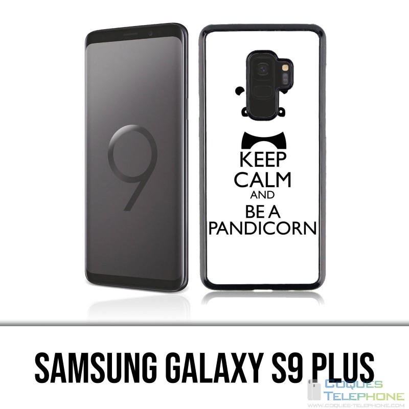 Coque Samsung Galaxy S9 PLUS - Keep Calm Pandicorn Panda Licorne