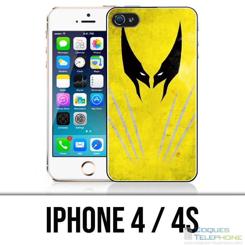 IPhone 4 / 4S Hülle - Xmen Wolverine Art Design
