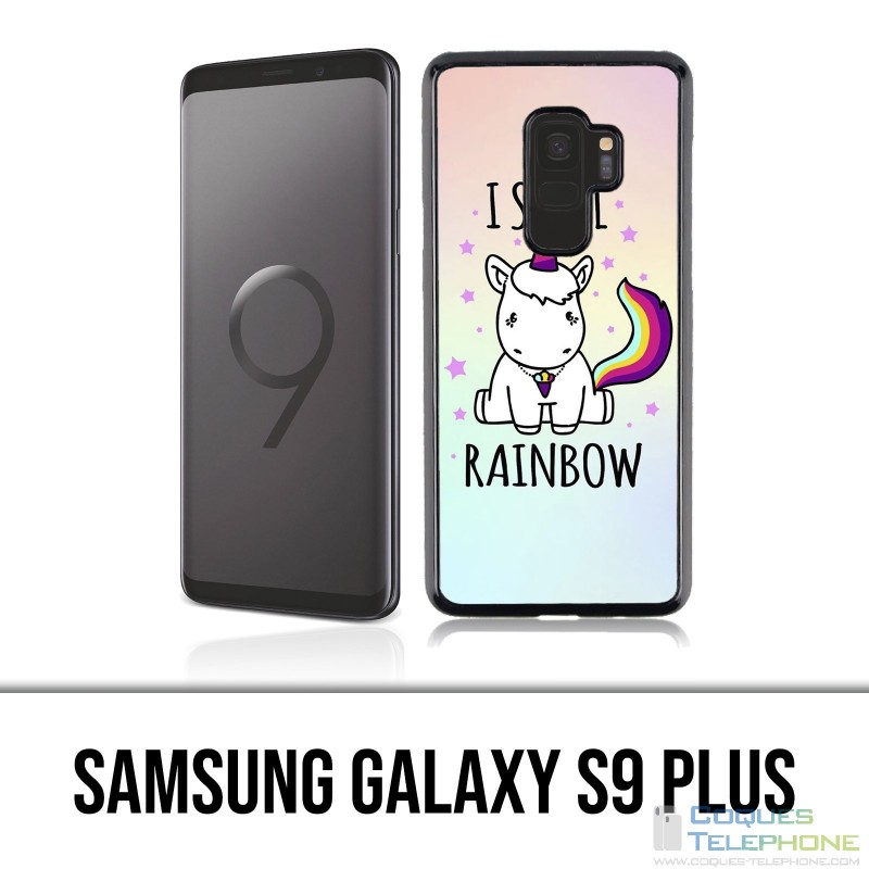 Coque Samsung Galaxy S9 PLUS - Licorne I Smell Raimbow