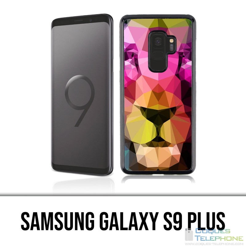 Samsung Galaxy S9 Plus Hülle - Geometrischer Löwe