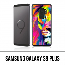 Samsung Galaxy S9 Plus Hülle - Mehrfarbiger Löwe