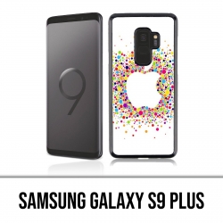 Custodia Samsung Galaxy S9 Plus - Logo Apple multicolore