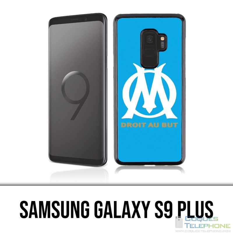 Carcasa Samsung Galaxy S9 Plus - Logotipo azul de Om Marsella