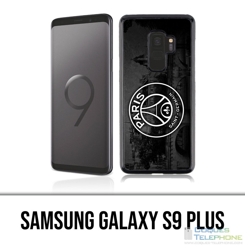 Samsung Galaxy S9 Plus Hülle - Logo Psg Schwarzer Hintergrund