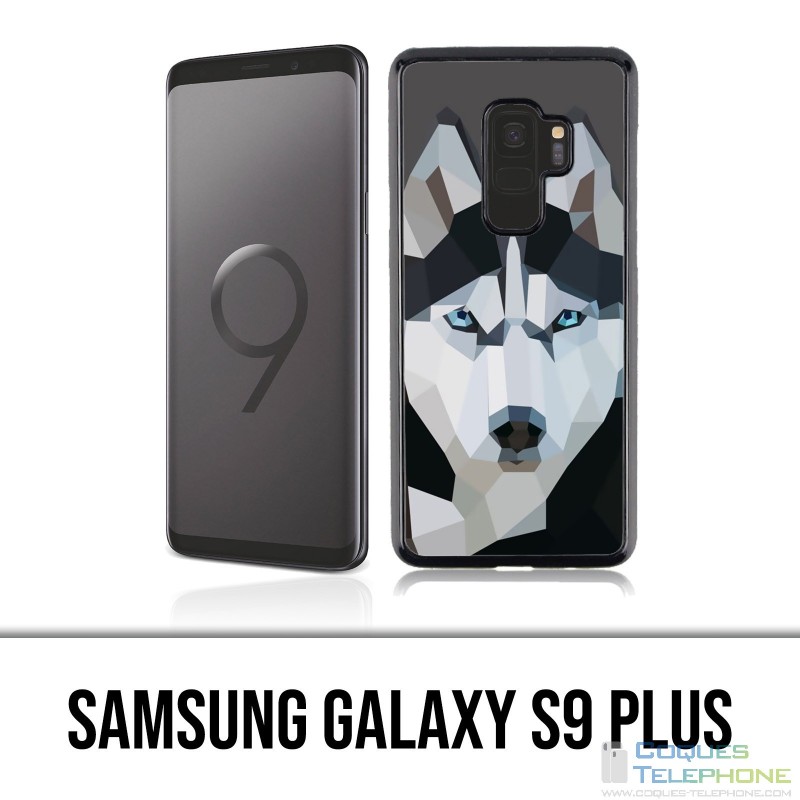 Custodia Samsung Galaxy S9 Plus - Husky Origami Wolf