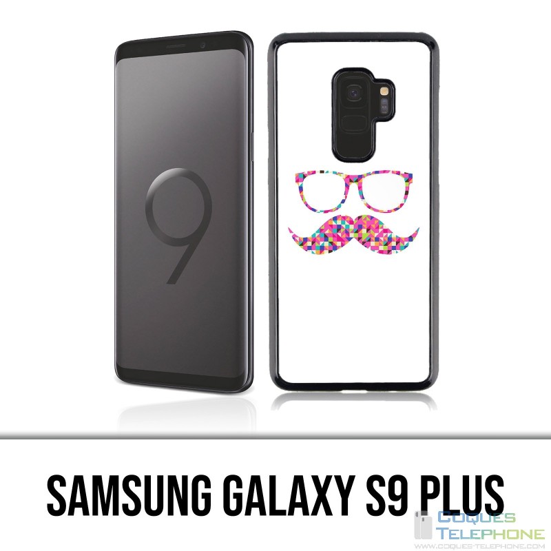 Carcasa Samsung Galaxy S9 Plus - Gafas de sol con bigote