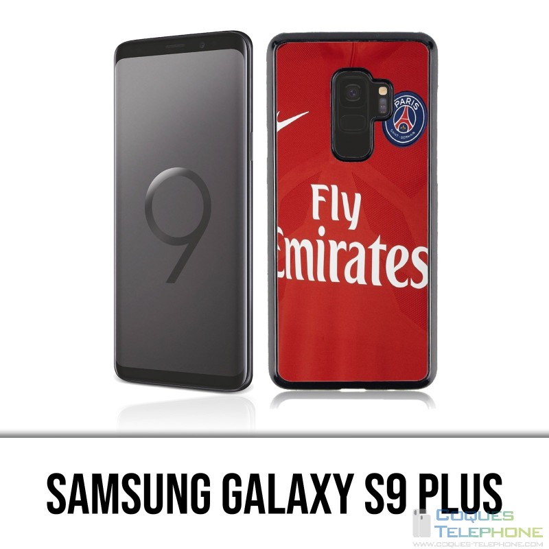 Coque Samsung Galaxy S9 PLUS - Maillot Rouge Psg