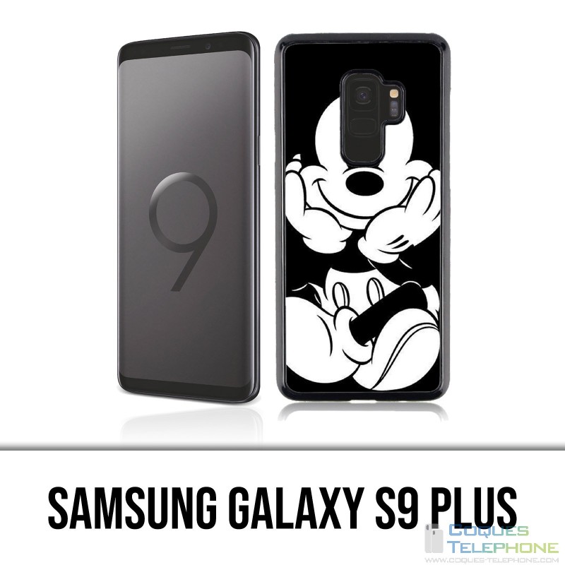 Carcasa Samsung Galaxy S9 Plus - Mickey Blanco y Negro