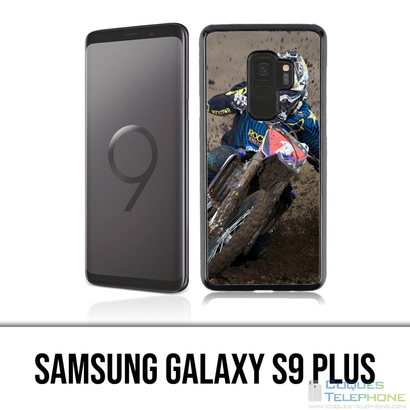 Coque Samsung Galaxy S9 PLUS - Motocross Boue