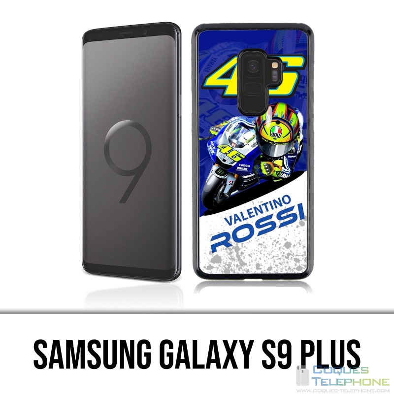 Samsung Galaxy S9 Plus Hülle - Motogp Rossi Cartoon