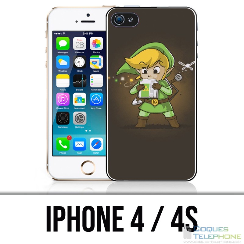 Coque iPhone 4 / 4S - Zelda Link Cartouche