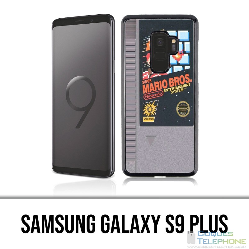 Samsung Galaxy S9 Plus Hülle - Nintendo Nes Mario Bros Cartridge