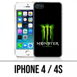 Coque iPhone 4 / 4S - Monster Energy Logo Glow