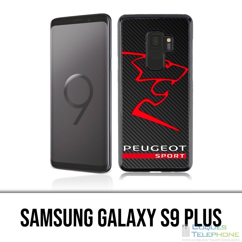 Carcasa Samsung Galaxy S9 Plus - Logotipo de Peugeot Sport