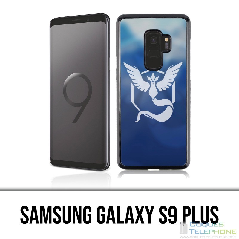 Samsung Galaxy S9 Plus Case - Pokemon Go Team Blue Grunge