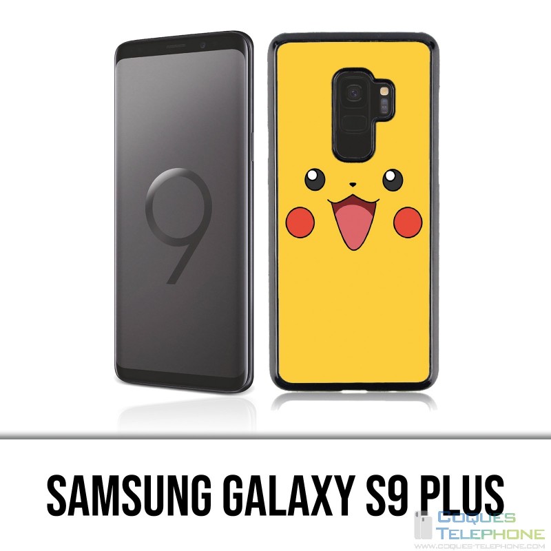 Carcasa Samsung Galaxy S9 Plus - Tarjeta de identificación de Pokemon Pikachu