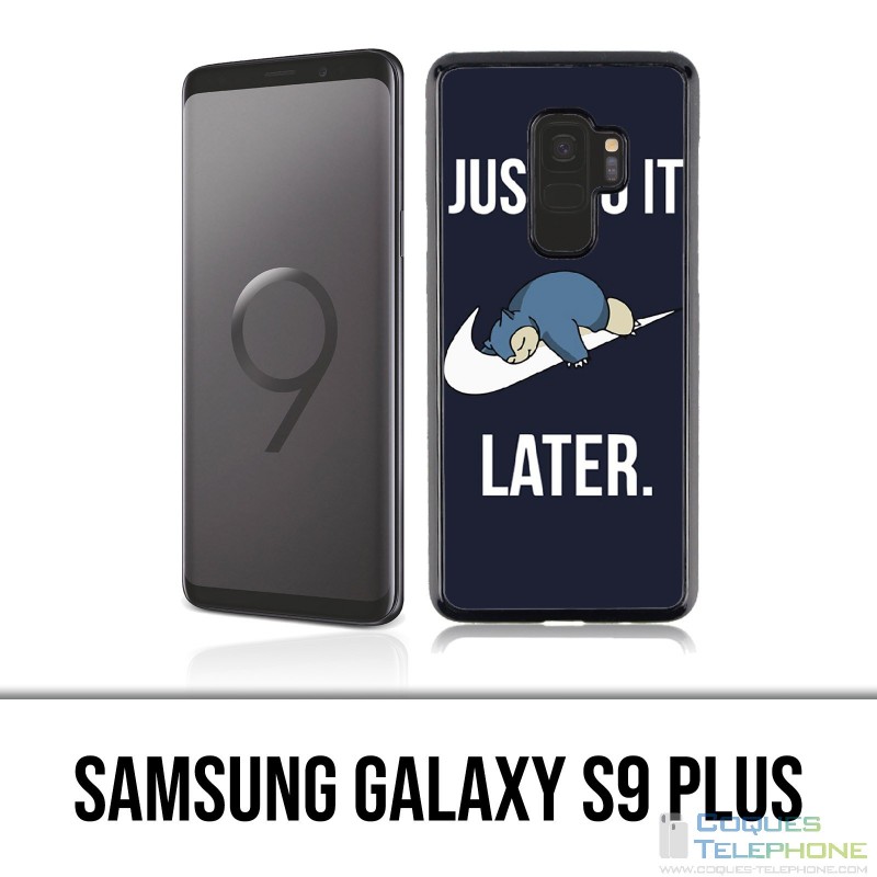 Samsung Galaxy S9 Plus Case - Ronflex Pokémon Just Do It Later