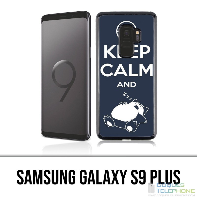Carcasa Samsung Galaxy S9 Plus - Ronflex Pokemon Keep Calm